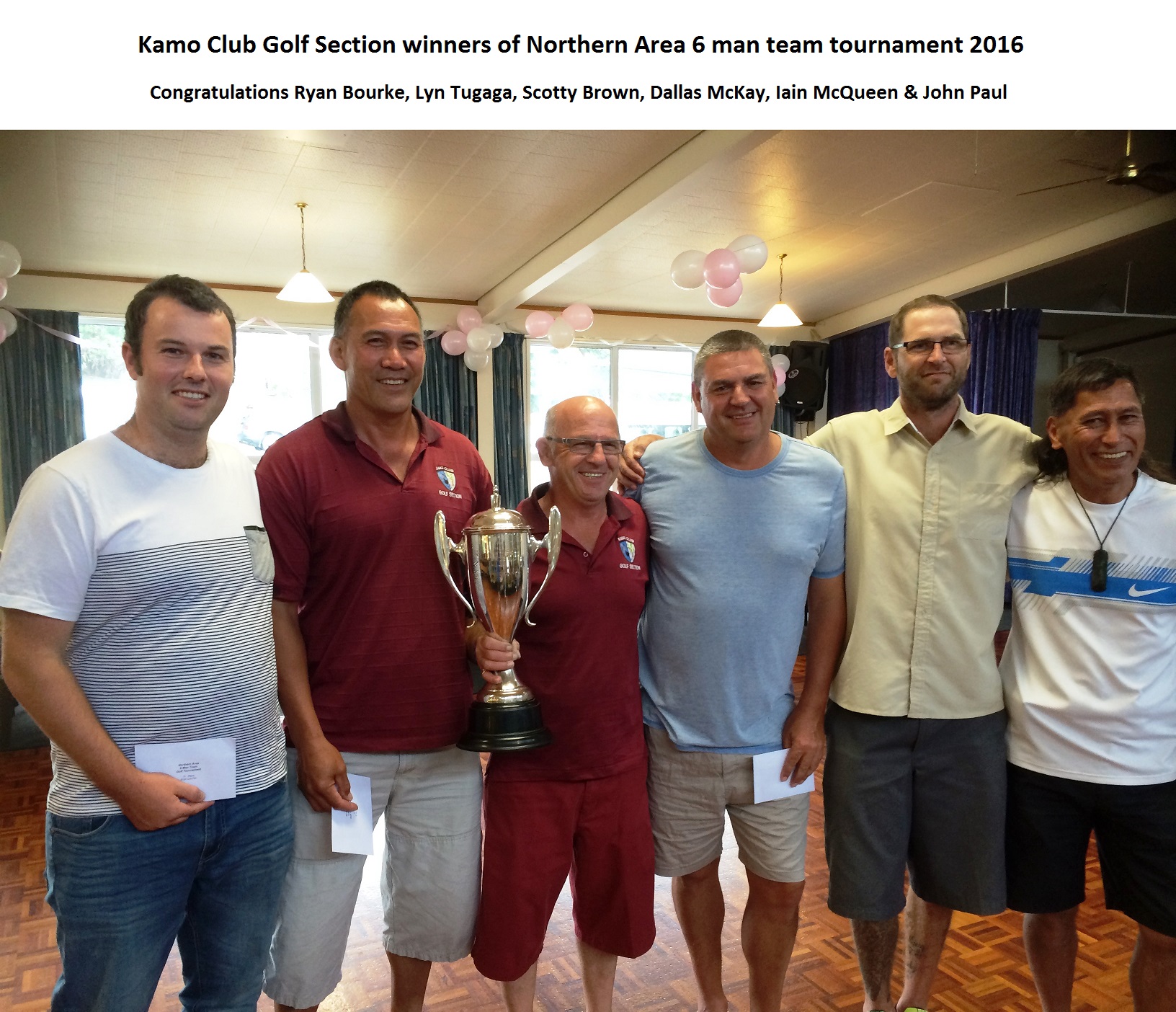 Newsletter and Website photo Golfers